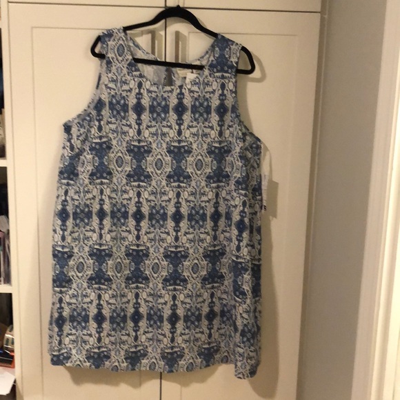 Rachel Zoe linen dress/tunic. Size 2X - Picture 1 of 6